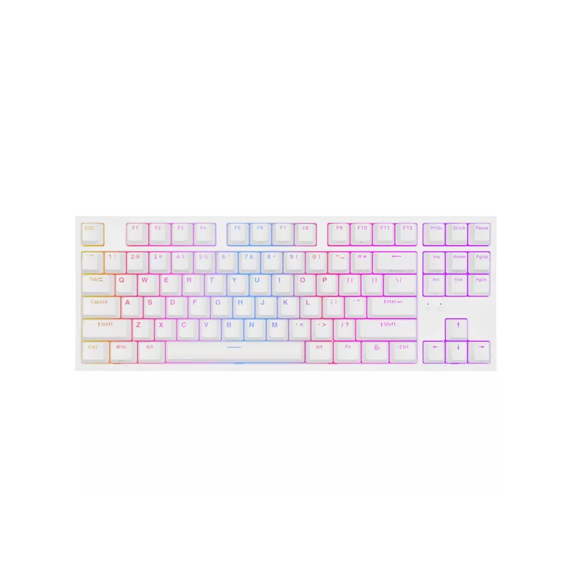 GENESIS Thor 404 TKL spēļu tastatūra USB QWERTY US International Balta