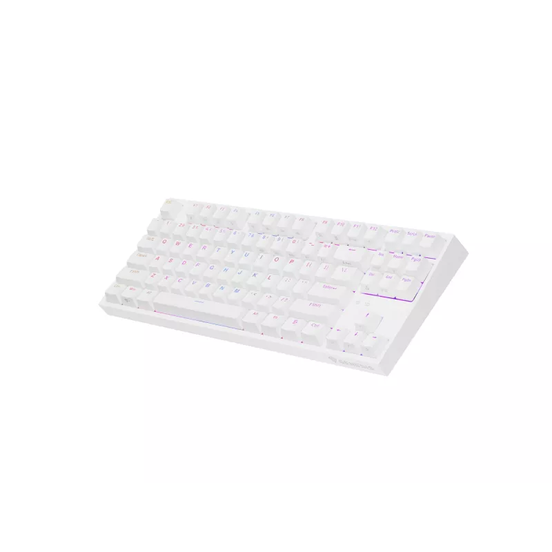 GENESIS Thor 404 TKL spēļu tastatūra USB QWERTY US International Balta