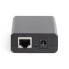 DIGITUS Gigabit PoE+ Sadalītājs, 10/100/1000 Mbps, 24W Ieeja: 802.3at PoE, Izeja: 5V/2A, 9V/2A, 12V/2A, plastmasas korpuss, melns