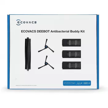 Piederumu komplekts Ecovacs DKT060099 robotputekļsūcējam Melns 6 gab.