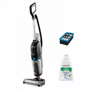 Bissell CrossWave HF2 Select Stick putekļu sūcējs Slapjā un sausā tīrīšana Bezmaiss 0 L 340 W Melns, Zils, Pelēks