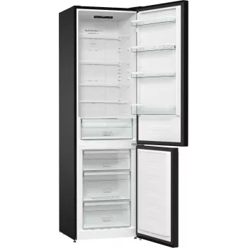 Gorenje NRK6202EBXL4 ledusskapis ar saldētavu, brīvi stāvošs, 331 L, melns