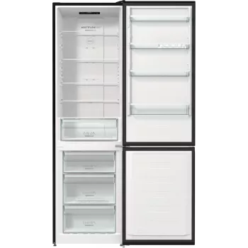 Gorenje NRK6202EBXL4 ledusskapis ar saldētavu, brīvi stāvošs, 331 L, melns