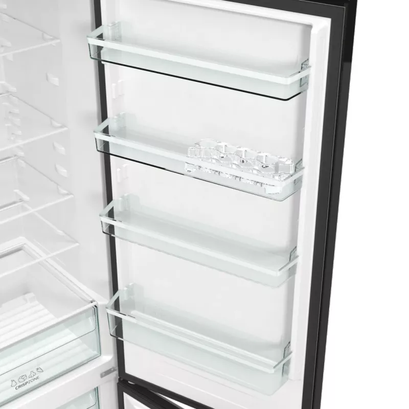 Gorenje NRK6202EBXL4 ledusskapis ar saldētavu, brīvi stāvošs, 331 L, melns