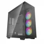PC korpuss DeepCool CH780 Tower — Full Tower, E-ATX atbalsts, rūdīts stikls, aRGB, USB-C, max GPU 480 mm