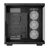 DeepCool CH780 Full Tower korpuss spēļu datoram, E-ATX, rūdīta stikla sānu panelis ar logu, bez barošanas avota, melns