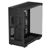 DeepCool CH780 Full Tower korpuss spēļu datoram, E-ATX, rūdīta stikla sānu panelis ar logu, bez barošanas avota, melns