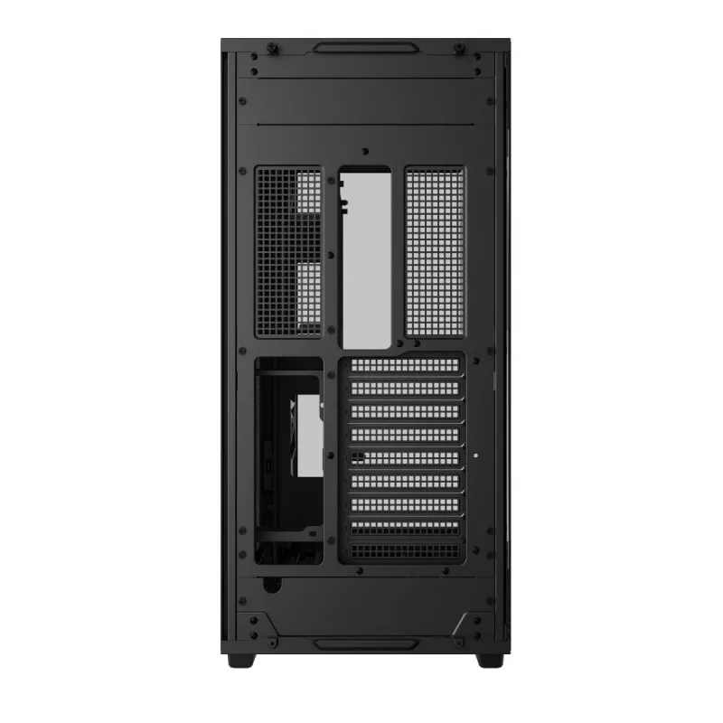 DeepCool CH780 Full Tower korpuss spēļu datoram, E-ATX, rūdīta stikla sānu panelis ar logu, bez barošanas avota, melns