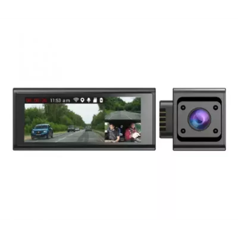 Auto kamera Navitel RC3 PRO — Full HD 1920x1080, 106°, divas kameras, IPS 3.16 collu ekrāns, MicroSD līdz 128 GB, USB barošana