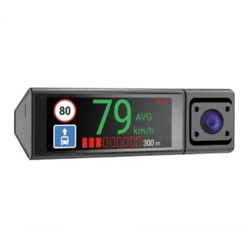 Auto kamera Navitel RC3 PRO — Full HD 1920x1080, 106°, divas kameras, IPS 3.16 collu ekrāns, MicroSD līdz 128 GB, USB barošana
