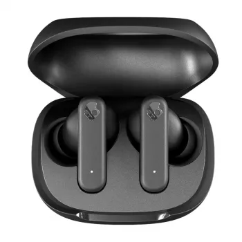 Bezvadu ausīs ievietojamas austiņas Skullcandy Smokin’ Buds, TWS, intraaurālas, 20–20000 Hz, 40,6 g, melnas
