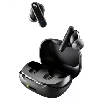 Bezvadu ausīs ievietojamas austiņas Skullcandy Smokin’ Buds, TWS, intraaurālas, 20–20000 Hz, 40,6 g, melnas