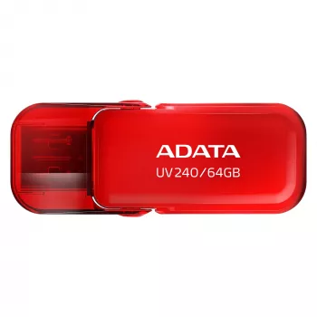 ADATA UV240 USB zibatmiņa 64 GB USB Type-A 2.0 Sarkana