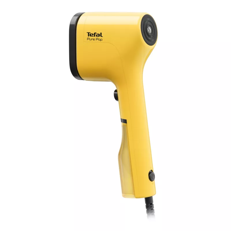 Rokas tvaika gludeklis Tefal DT2026 — 0.07 L ūdens tvertne, 1300 W, dzeltens