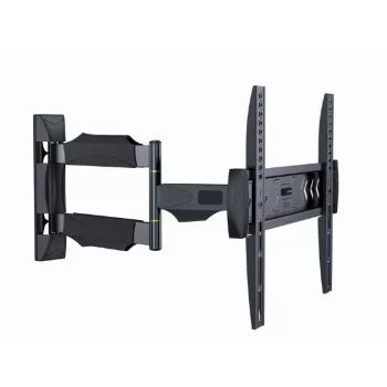 TV stiprinājums Gembird WM-55ST-02 32–55 collu ekrāniem, VESA 100x100–400x400, slīpums -5°–8°, 6.5–61 cm attālums no sienas, 30 kg, Melns