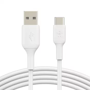 USB kabelis Belkin BoostCharge CAB001BT1MWH 1m USB A uz USB C Balts