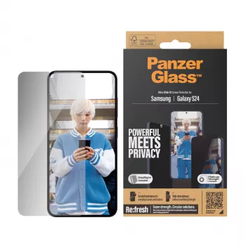 PanzerGlass® Privātuma ekrāna aizsargs Samsung Galaxy S24 | Ultra-Wide Fit ar EasyAligner