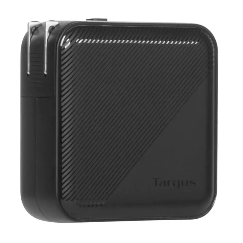 Targus APA109GL 100W GaN sienas lādētājs, melns, universāls, ātra uzlāde