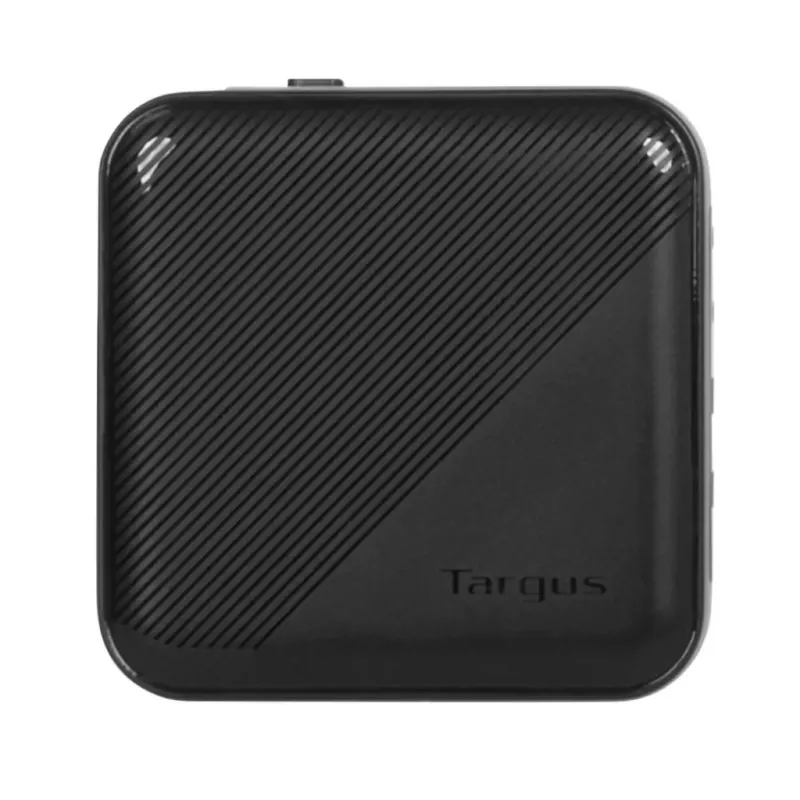 Targus APA109GL 100W GaN sienas lādētājs, melns, universāls, ātra uzlāde