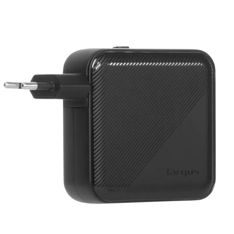 Targus APA109GL 100W GaN sienas lādētājs, melns, universāls, ātra uzlāde