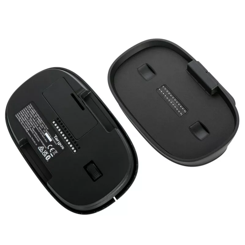 Targus ErgoFlip EcoSmart ergonomiska abpusēja Bluetooth pele AMB586GL, melna