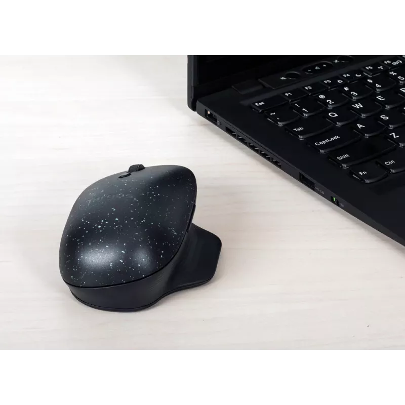 Targus ErgoFlip EcoSmart ergonomiska abpusēja Bluetooth pele AMB586GL, melna