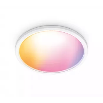 WiZ Superslim Ceiling 32 W viedie griestu gaismeklis, Wi-Fi/Bluetooth, balts