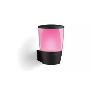 WiZ sienas lampa ELPAS, viedā sienas lampa, Wi-Fi/Bluetooth, Melna, LED