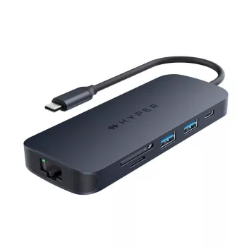 Targus HD4004GL USB-C dokstacija portu replicators, zils