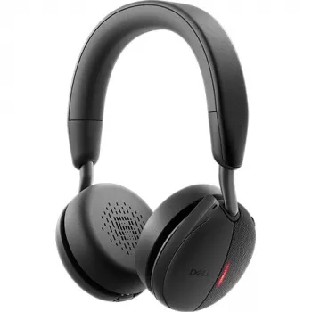 DELL Pro Plus Wireless ANC Headset WL5024 - Bezvadu austiņas ar aktīvo trokšņu slāpēšanu, 20-20000 Hz, 219 g, Melna