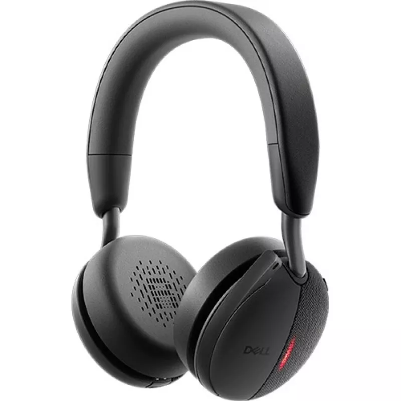 DELL Pro Plus Wireless ANC Headset WL5024 - Bezvadu austiņas ar aktīvo trokšņu slāpēšanu, 20-20000 Hz, 219 g, Melna