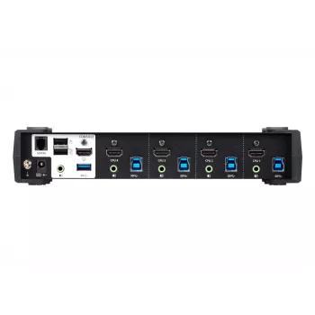 ATEN CS1824 4 portu USB 3.0 4K HDMI KVMP™ slēdzis ar audio miksera režīmu