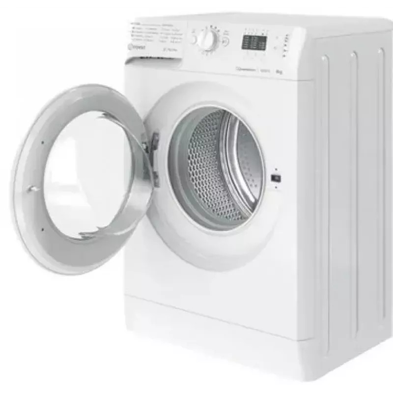Veļas mazgājamā mašīna ar priekšējo ielādi INDESIT MTWSA 61294 W EE, 6 kg, invertora motors, Energoklase C