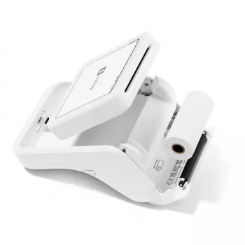 SumUp Solo Printer viedais karšu lasītājs ar akumulatoru un Wi-Fi, balts