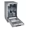 Brīvi stāvoša trauku mazgājamā mašīna Gorenje GS520E15S, šaurā 45 cm, 9 komplekti, 47 dB, pelēka