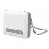 Fellowes Breyta aizslēdzama portatīvā datora soma ar iebūvētu statīvu, balta, līdz 14 collu/4 kg