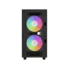 DeepCool CH360 DIGITAL R-CH360-BKAPE3D-G-1 Micro Tower datora korpuss, micro ATX/Mini-ITX, rūdīts stikls, melns