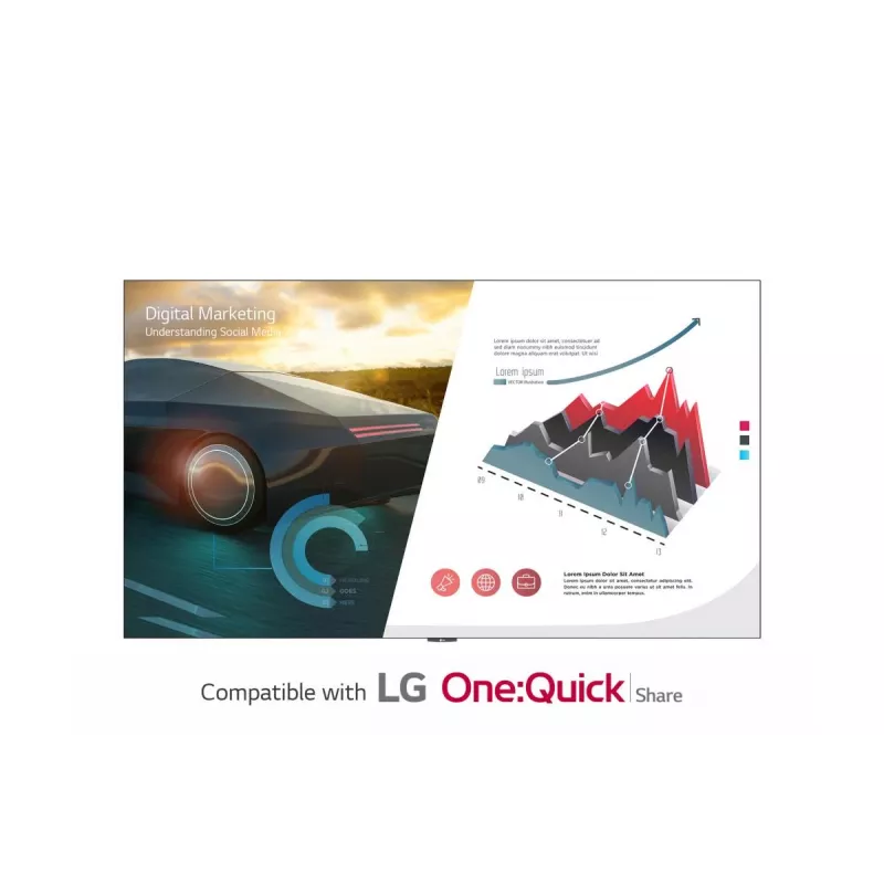 LG All-in-one LED Video Wall - Single SMD - LAEC sērija - (1920 x 1080) 136 collas - 3x HDMI - 1x DP - 1x LAN - Iebūvēti skaļruņi