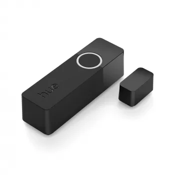 Philips Secure kontaktsensors, bezvadu, ZigBee, Melns, Durvīm/Logiem, Līmlente/Skrūve, III