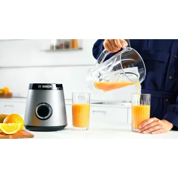 Bosch Serie 4 MMB6141S blender 1.5 L galda blenderis 1200 W Sudrabs