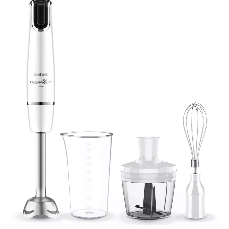 Tefal InfinyForce HB9441 0.8 L iegremdējamais blenderis 1000 W Balts