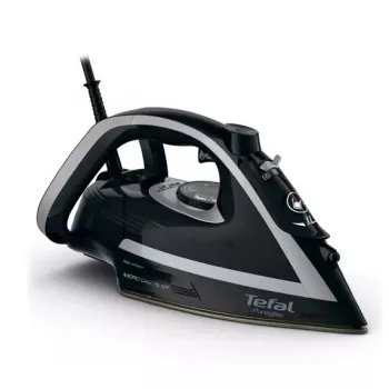 Gludeklis Tefal Puregliss FV8062E0 Sausā un tvaika gludeklis Durilium AirGlide Autoclean zole 3000 W Melns, Pelēks