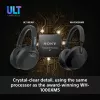 Sony ULT WEAR - Bezvadu Bluetooth austiņas ar ULT POWER SOUND, dziļu basu, trokšņu slāpēšanu, skaidru zvanu kvalitāti, līdz 30h akumulatora darbības laiku, iOS un Android