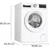 Veļas mazgājamā mašīna Bosch WGG244ZMSN, priekšējā ielāde 9 kg, Energoefektivitātes klase A