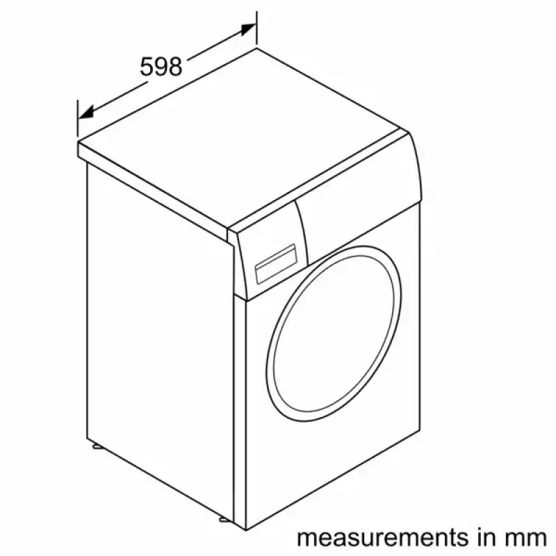 Veļas mazgājamā mašīna Bosch WGG244ZMSN, priekšējā ielāde 9 kg, Energoefektivitātes klase A