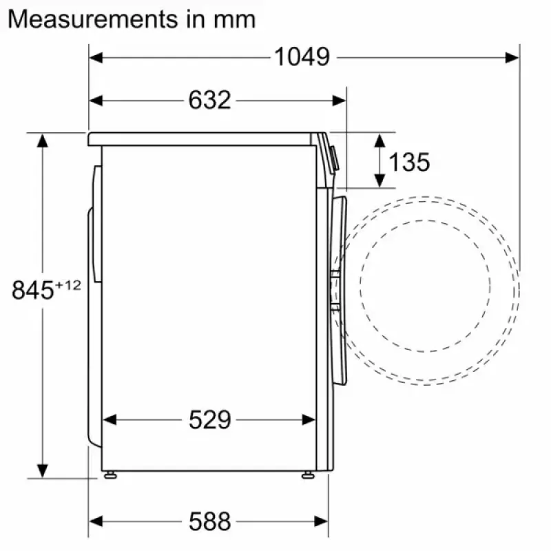 Veļas mazgājamā mašīna Bosch WGG244ZMSN, priekšējā ielāde 9 kg, Energoefektivitātes klase A