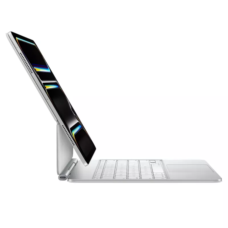 Apple Magic Keyboard iPad Pro 13 inch M4 balts krievu QWERTY bezvadu skārienpaliktnis