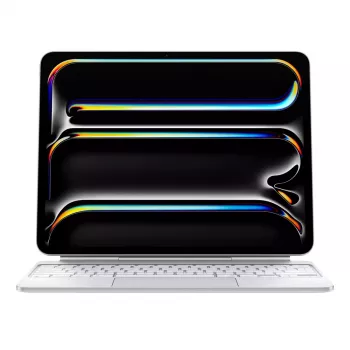 Apple Magic Keyboard iPad Pro 13 inch M4 balts krievu QWERTY bezvadu skārienpaliktnis