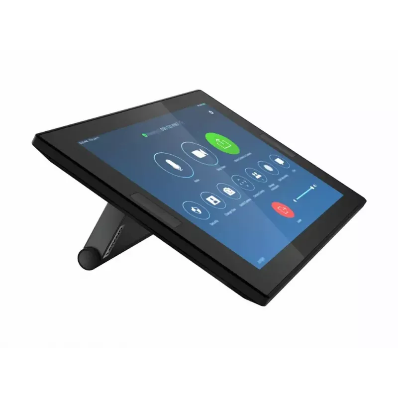 Konferences kontrolieris Lenovo ThinkSmart 12QL0004MT Zoom, kompakta melna iekārta sanāksmju vadībai
