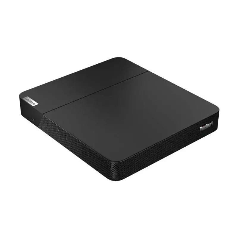 Konferences kontrolieris Lenovo ThinkSmart 12QL0004MT Zoom, kompakta melna iekārta sanāksmju vadībai